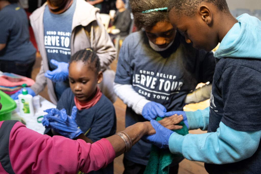 Cape Town: Southern Baptist Disaster Relief team, Send Relief Serve Tour volunteers partner with local churches to bring aid, gospel hope