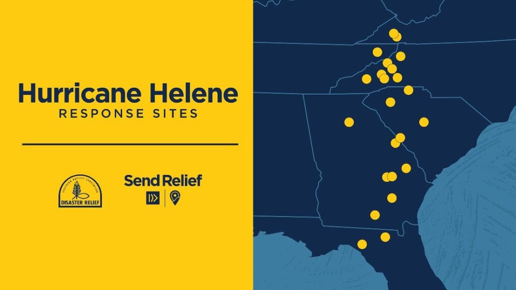 Southern Baptist relief efforts deployed throughout Southeast in response to historic Helene