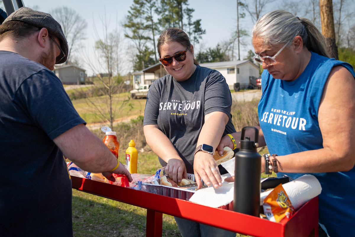 Send Relief Serve Tour Birmingham Grill Walk Forgotten Ministries