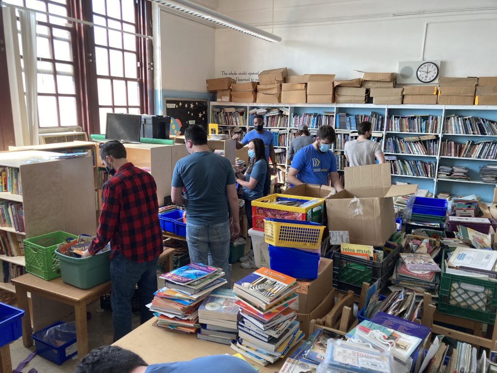GenSend Student Missionaries Restore School Library